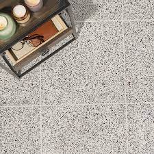 ivy hill tile raleigh tan square 16 in x 16 in polished cement terrazzo floor and wall tile 3 55 sq ft case