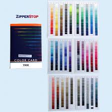 Ykk Master Global Color Card 500 Colors Color Card