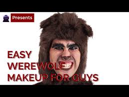 easy werewolf makeup tutorial for guys