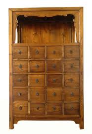 antique chinese herb cabinet with
