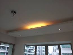 l box false ceiling down light design