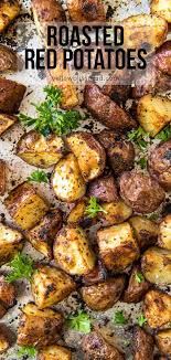 crispy roasted red potatoes