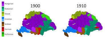 Hungary's flag, which was officially adopted on may 23, 1957, consists of three horizontal bands of red, white, and green colors from the top to bottom respectively. Map Of Languages By County In The Kingdom Of Hungary Mapporn