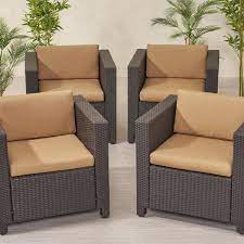 outdoor club chair cushion set