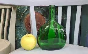 Antique Italian Empoli Glass Bottle For