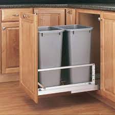 rev a shelf double 50 quart pull out waste containers 5349 2150dm 217