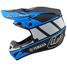 Troy Lee Designs Yamaha Se4 Composite Helmet Color Blkcyan Size M