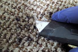 remove duct tape residue from carpet