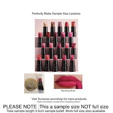 avon perfectly matte lipstick sles