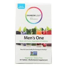 Unfi Easy Options Rainbow Light Men S One Vibrance 1 Each 30 Tab Wholesale B2b Grocery And Wellness Items