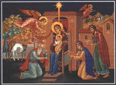 Resultado de imagem para Nascimento de Jesus Icones
