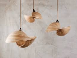 Hanging Bamboo Ceiling Pendant In 4