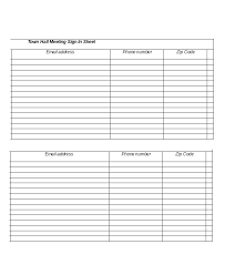 Meeting Sign In Sheet Template Voipersracing Co