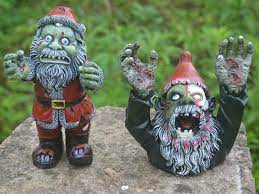 Zombie Gnome Garden Statues Outdoor