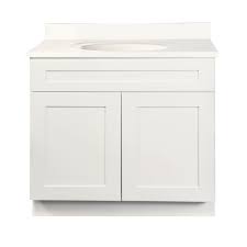 Bathroom vanities add an elegant touch while also offering a convenient place to get ready for your day. Shaker White Bathroom Vanities Brokering Solutions