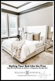 how to style your bed like a pro