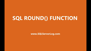 sql round function you