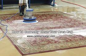 how to correctly clean your area rug