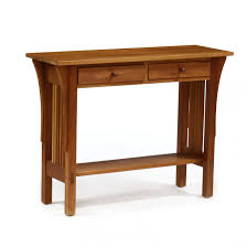 stickley mission style cherry console