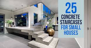 25 Concrete Staircases For Small Houses