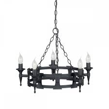 Chandeliers nigel tyas' beautiful wrought iron chandeliers are made to order in our yorkshire we love making wrought iron chandeliers. 5 Light Medieval Wrought Iron Chandelier Lighting Company Uk