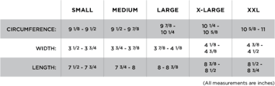 Sizing Chart First Lite Performance Hunting
