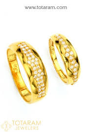 The complete guide to wedding bands. His Her Rings Set Gold Couple Rings Set Bridal Rings Set Indian Gold Jewelry Buy Online
