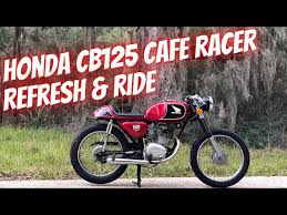 refreshed honda cb125 cafe racer