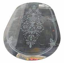 Oval Dining Table Glass Top At Rs 210
