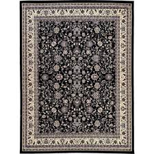 Here at rugs direct, we've got a huge assortment of beautifully designed living room rugs. Unique Loom Sialk Hill Washington Black 9 10 X 13 0 Area Rug 3119182 The Home Depot