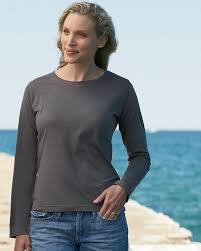 Lat 3588 Ladies Combed Ringspun Jersey Long Sleeve T Shirt