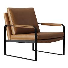 Featuring some of the finest traditional italian craftsmanship and fabric, a designer leather. Modloft Charles Modern Lounge Chair In Cognac Leather Eurway