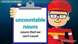 uncountable nouns definition uses