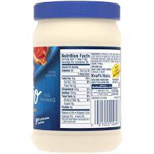 kraft mayonnaise nutrition