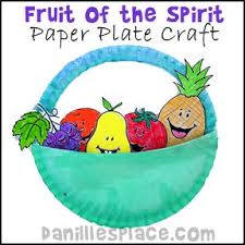 Fruit Of The Spirit Paper Plate Bible Craft For Childrens