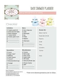 Baby Shower Planning Baby Shower Planner Checklist In 2019