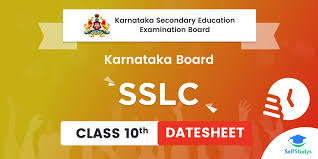 karnataka sslc time table 2024