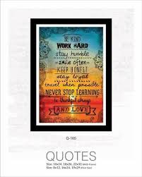 Quotes Q 105 Acrylic Glass Photo Frame