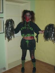 zombie cheerleader costume a full