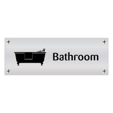 Id009 Bathroom Wall Sign For Care Homes