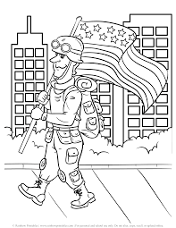 Veterans day is the united states holiday that honors people who have served in the u.s. Army Soldier Coloring Pages Rainbow Printables