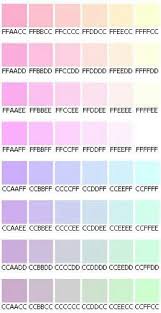 Pastel Hex Codes In 2019 Pastel Colors Colour Pallete