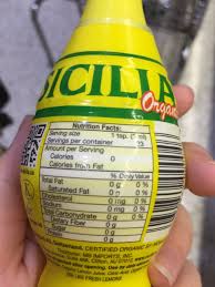 sicilia lemon juice organic calories