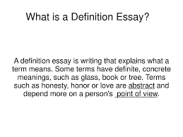 what is an expository essay ppt what is a definition essay