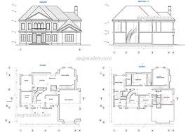 Type Of Houses Dwg Models Free