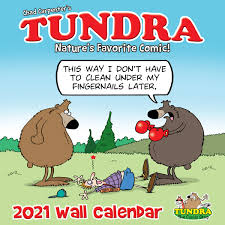 Willow Creek Press Humor & Comics Monthly Wall Calendar, Tundra, 12" x 12",  January To December 2021 | SheFinds