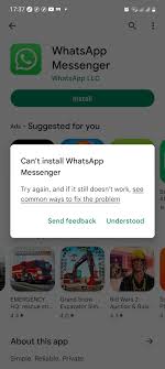 install whatsapp on play