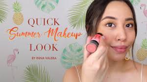 quick summer makeup look by inna valera