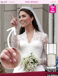 kate middleton s bridal manicure