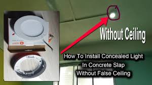 concealed light ing without cealing